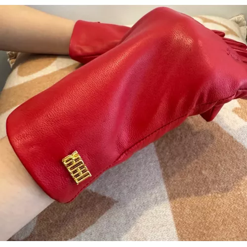 Replica Christian Dior Gloves For Women #1379143 $42.00 USD for Wholesale
