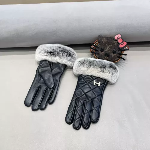 Replica Hermes Gloves For Women #1379184 $52.00 USD for Wholesale