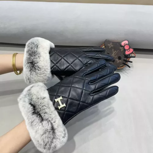 Replica Hermes Gloves For Women #1379184 $52.00 USD for Wholesale