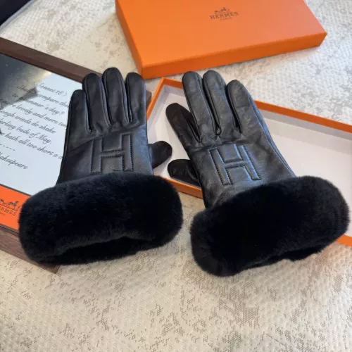 Replica Hermes Gloves For Women #1379185 $48.00 USD for Wholesale