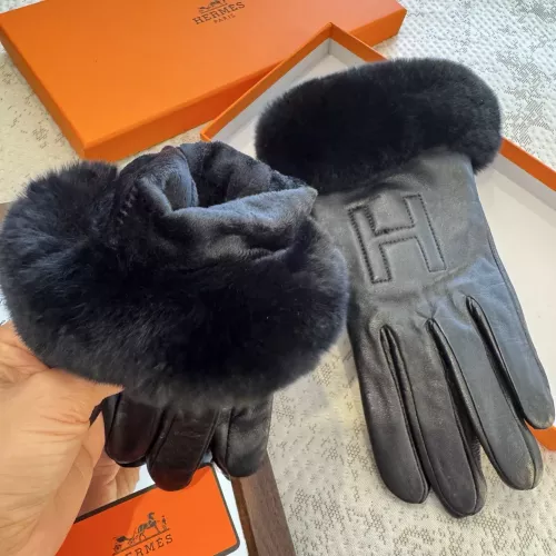 Replica Hermes Gloves For Women #1379185 $48.00 USD for Wholesale