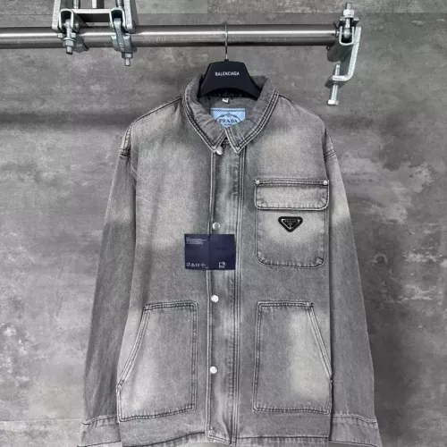 Prada Jackets Long Sleeved For Unisex #1379224 $96.00 USD, Wholesale Replica Prada Jackets