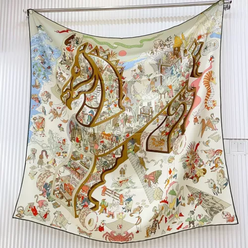 Hermes Silk Squares #1379402 $82.00 USD, Wholesale Replica Hermes Scarf