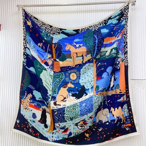 Hermes Silk Squares #1379421 $85.00 USD, Wholesale Replica Hermes Scarf