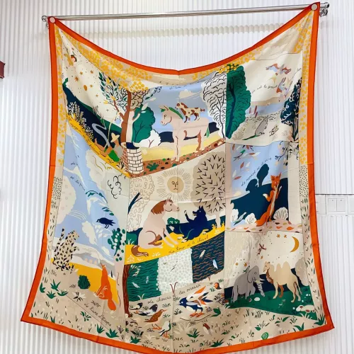 Hermes Silk Squares #1379423 $85.00 USD, Wholesale Replica Hermes Scarf