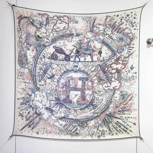 Hermes Silk Squares #1379466 $85.00 USD, Wholesale Replica Hermes Scarf