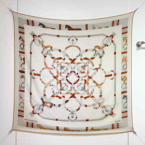 Hermes Silk Squares #1379475 $85.00 USD, Wholesale Replica Hermes Scarf