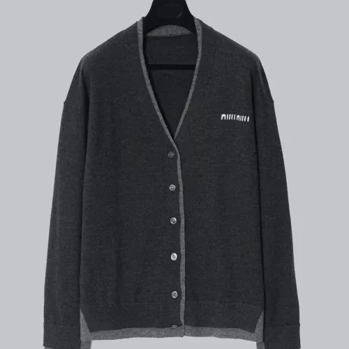 MIU MIU Sweaters Long Sleeved For Unisex #1379627 $64.00 USD, Wholesale Replica MIU MIU Sweaters