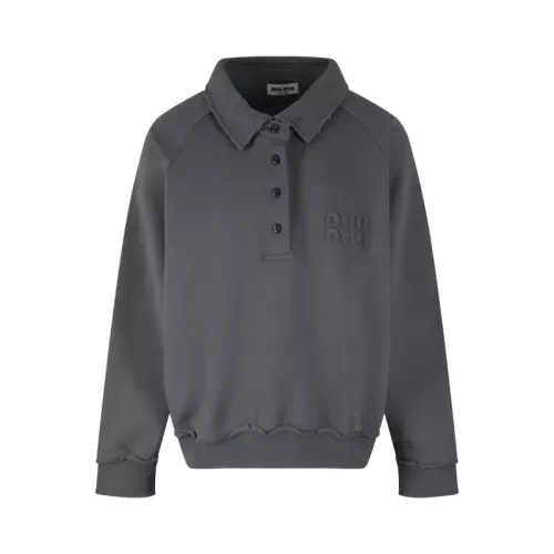 MIU MIU Hoodies Long Sleeved For Unisex #1379801 $92.00 USD, Wholesale Replica MIU MIU Hoodies