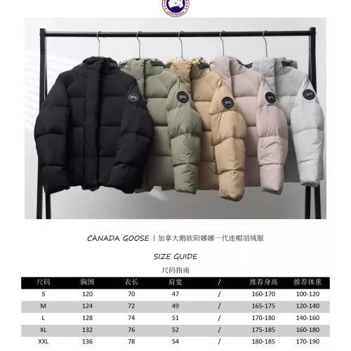 Replica Canada Goose Down Feather Coat Long Sleeved For Unisex #1380209 $172.00 USD for Wholesale