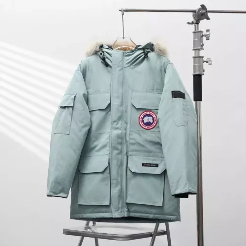 Canada Goose Down Feather Coat Long Sleeved For Unisex #1380278 $160.00 USD, Wholesale Replica Canada Goose Down Feather Coat