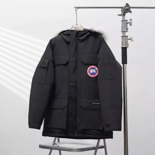 Canada Goose Down Feather Coat Long Sleeved For Unisex #1380282 $160.00 USD, Wholesale Replica Canada Goose Down Feather Coat