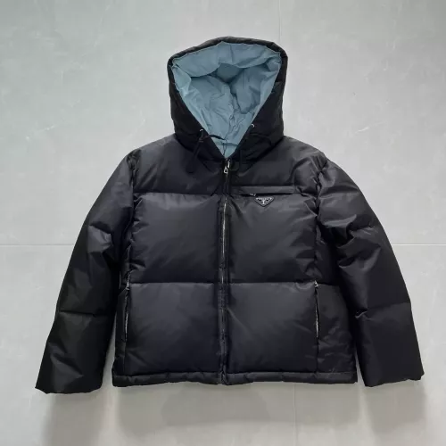 Prada Down Feather Coat Long Sleeved For Women #1380289 $170.00 USD, Wholesale Replica Prada Down Feather Coat