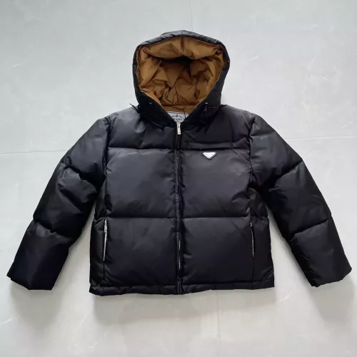 Prada Down Feather Coat Long Sleeved For Women #1380290 $170.00 USD, Wholesale Replica Prada Down Feather Coat