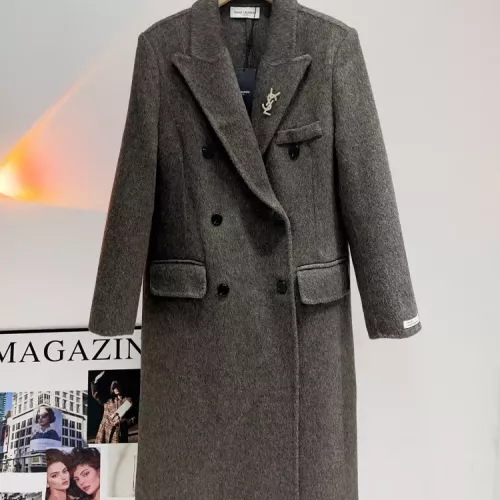Yves Saint Laurent YSL Coat Long Sleeved For Women #1380292 $162.00 USD, Wholesale Replica Yves Saint Laurent YSL Jackets