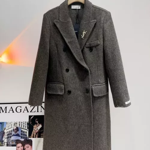 Replica Yves Saint Laurent YSL Coat Long Sleeved For Women #1380292 $162.00 USD for Wholesale