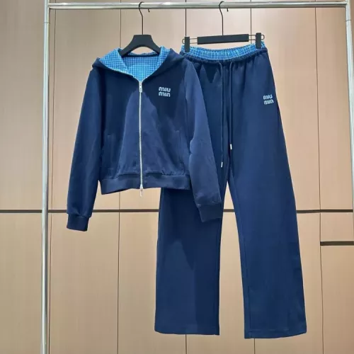 MIU MIU Tracksuits Long Sleeved For Women #1380316 $92.00 USD, Wholesale Replica MIU MIU Tracksuits