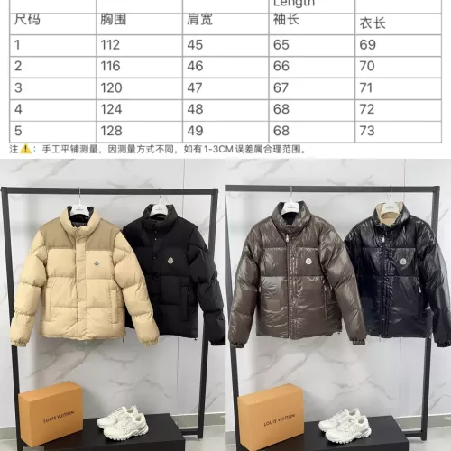 Replica Moncler Down Feather Coat Long Sleeved For Unisex #1380346 $185.00 USD for Wholesale