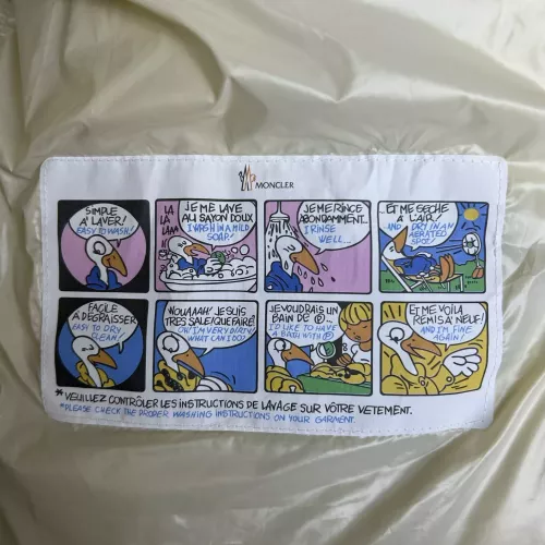 Replica Moncler Down Feather Coat Long Sleeved For Women #1380365 $195.00 USD for Wholesale