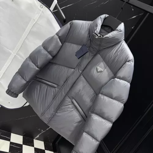 Replica Prada Down Feather Coat Long Sleeved For Unisex #1380375 $247.93 USD for Wholesale