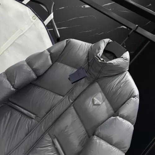 Replica Prada Down Feather Coat Long Sleeved For Unisex #1380375 $247.93 USD for Wholesale