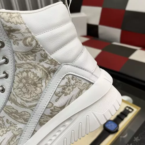 Replica Versace High Tops Shoes For Men #1380515 $88.00 USD for Wholesale