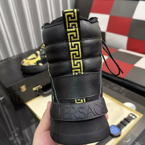 Replica Versace High Tops Shoes For Men #1380518 $88.00 USD for Wholesale