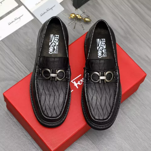 Salvatore Ferragamo Leather Shoes For Men #1380531 $98.00 USD, Wholesale Replica Salvatore Ferragamo Leather Shoes