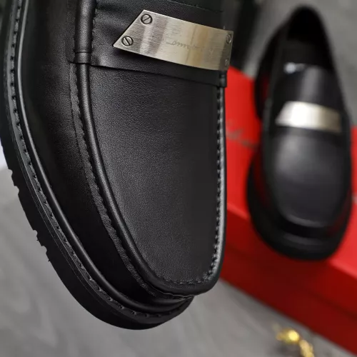 Replica Salvatore Ferragamo Leather Shoes For Men #1380543 $96.00 USD for Wholesale