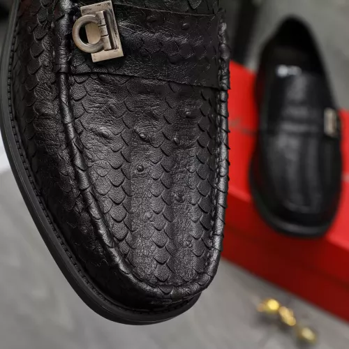 Replica Salvatore Ferragamo Leather Shoes For Men #1380545 $98.00 USD for Wholesale