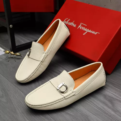 Salvatore Ferragamo Leather Shoes For Men #1380550 $76.00 USD, Wholesale Replica Salvatore Ferragamo Leather Shoes