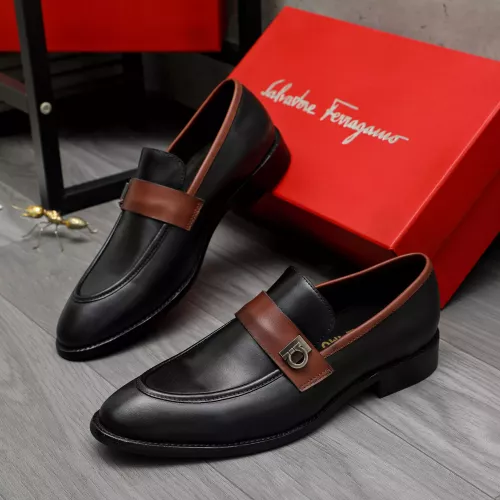 Salvatore Ferragamo Leather Shoes For Men #1380555 $88.00 USD, Wholesale Replica Salvatore Ferragamo Leather Shoes
