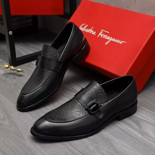 Salvatore Ferragamo Leather Shoes For Men #1380561 $88.00 USD, Wholesale Replica Salvatore Ferragamo Leather Shoes