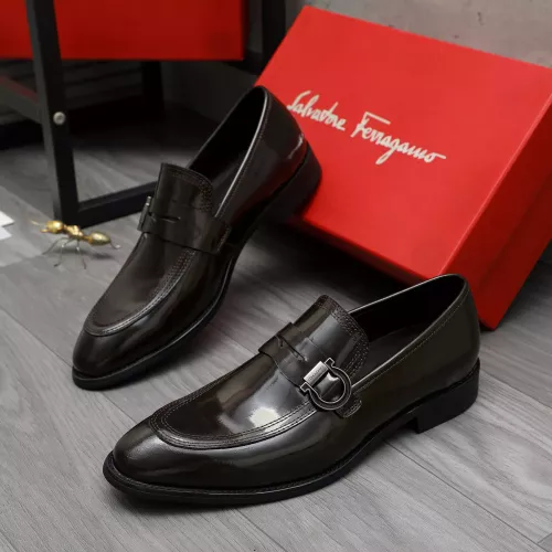Salvatore Ferragamo Leather Shoes For Men #1380565 $88.00 USD, Wholesale Replica Salvatore Ferragamo Leather Shoes