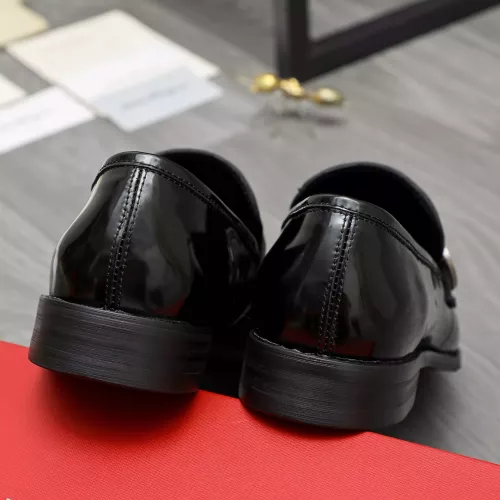 Replica Salvatore Ferragamo Leather Shoes For Men #1380566 $88.00 USD for Wholesale