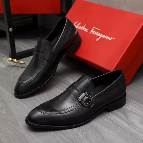 Salvatore Ferragamo Leather Shoes For Men #1380567 $88.00 USD, Wholesale Replica Salvatore Ferragamo Leather Shoes
