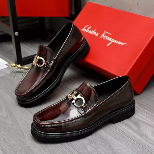 Salvatore Ferragamo Leather Shoes For Men #1380568 $96.00 USD, Wholesale Replica Salvatore Ferragamo Leather Shoes