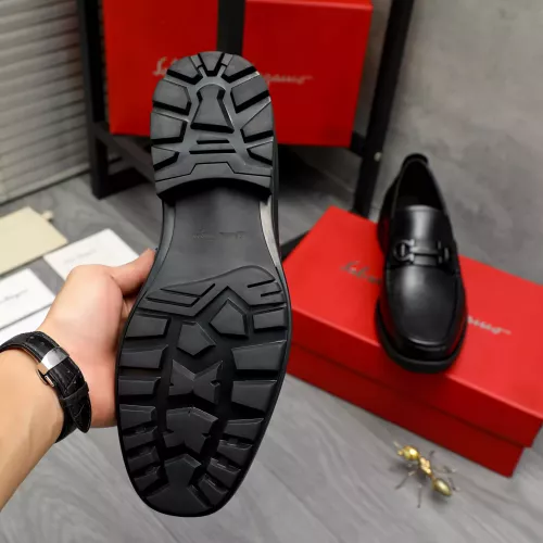Replica Salvatore Ferragamo Leather Shoes For Men #1380577 $82.00 USD for Wholesale