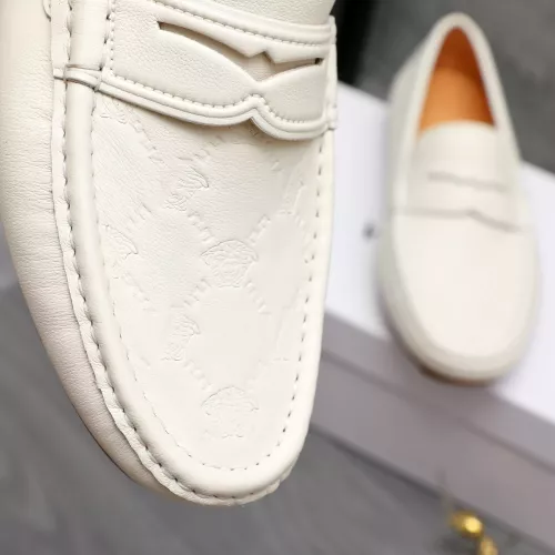 Replica Versace Leather Shoes For Men #1380601 $76.00 USD for Wholesale