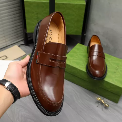 Replica Gucci Oxfords Shoes For Men #1380610 $96.00 USD for Wholesale