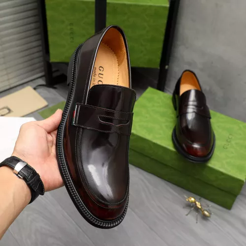 Replica Gucci Oxfords Shoes For Men #1380611 $96.00 USD for Wholesale