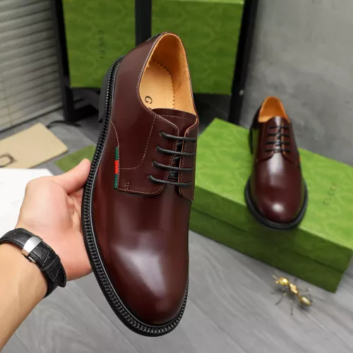 Replica Gucci Oxfords Shoes For Men #1380614 $96.00 USD for Wholesale