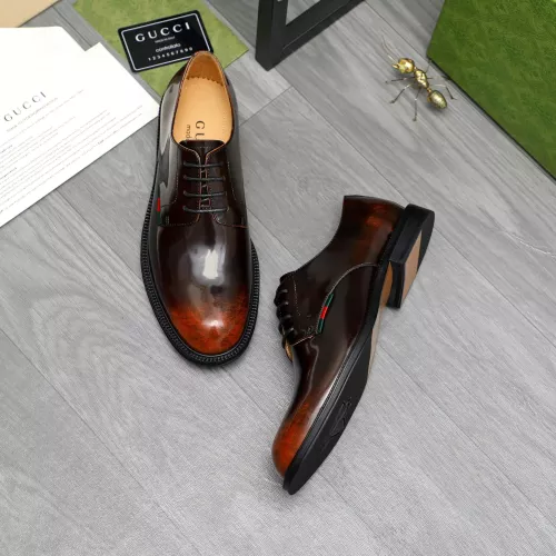 Replica Gucci Oxfords Shoes For Men #1380615 $96.00 USD for Wholesale