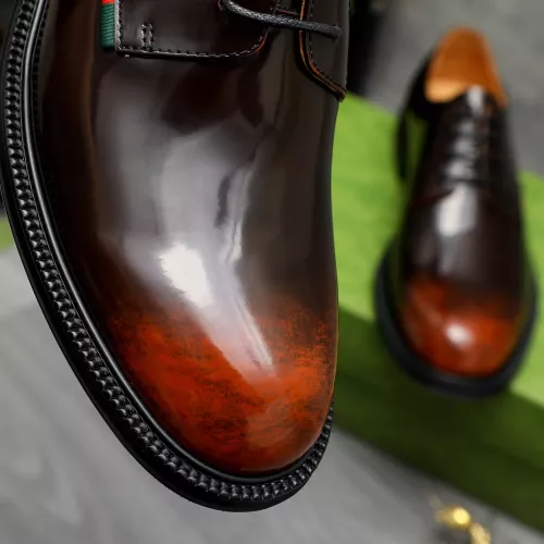Replica Gucci Oxfords Shoes For Men #1380615 $96.00 USD for Wholesale