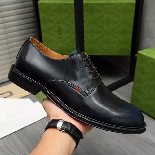 Replica Gucci Oxfords Shoes For Men #1380616 $96.00 USD for Wholesale
