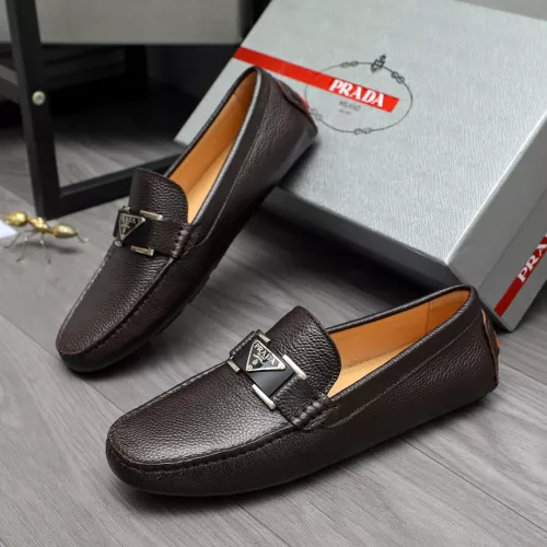 Prada Leather Shoes For Men #1380620 $76.00 USD, Wholesale Replica Prada Leather Shoes