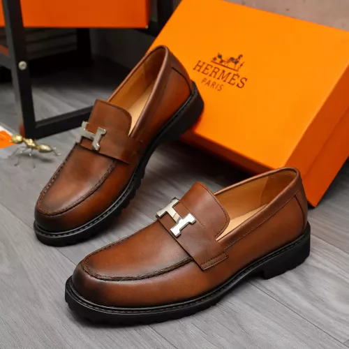 Hermes Leather Shoes For Men #1380632 $85.00 USD, Wholesale Replica Hermes Leather Shoes