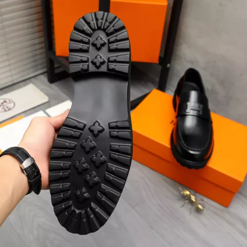Replica Hermes Leather Shoes For Men #1380634 $85.00 USD for Wholesale