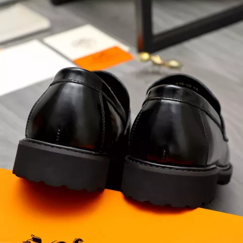 Replica Hermes Leather Shoes For Men #1380634 $85.00 USD for Wholesale