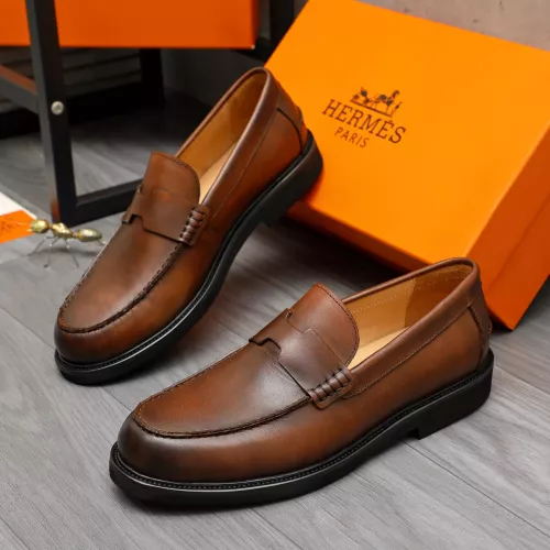 Hermes Leather Shoes For Men #1380636 $85.00 USD, Wholesale Replica Hermes Leather Shoes